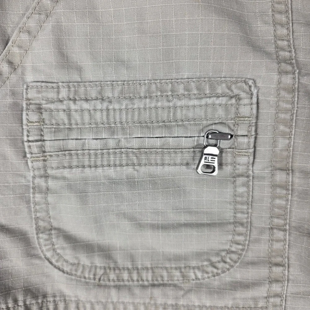 Polo Jeans‎ Co Ralph Lauren Cargo Shorts Womens 8 Tan Ripstop Utility